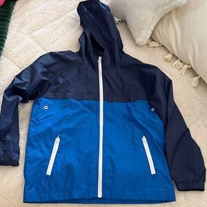 Old Navy Kids Two-Tone Blue Raincoat